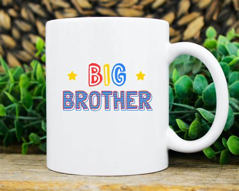 Big Brother Mug Cute Big Brother Announcement Coffee Cup For Etsy