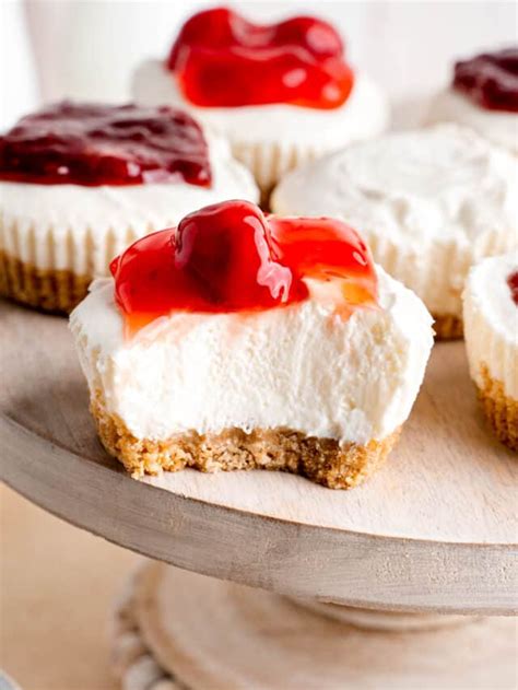 Mini No Bake Cheesecakes Broken Oven Baking