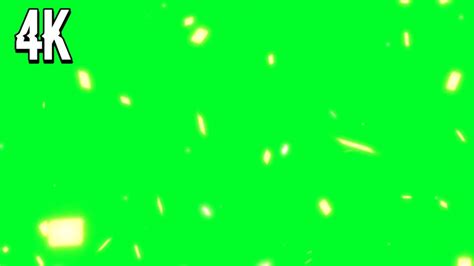 Green Screen Gold Particle Effect Background Video No Copyright Claim