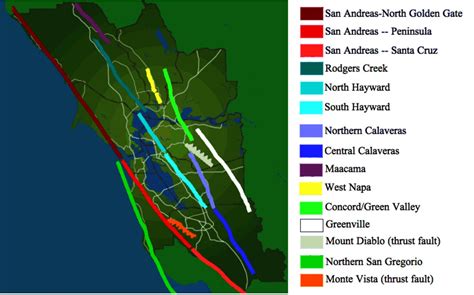 Hayward Fault Earthquakes Probabilities And History For The Bay Area