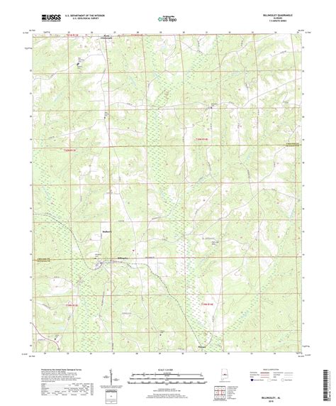 Mytopo Billingsley Alabama Usgs Quad Topo Map