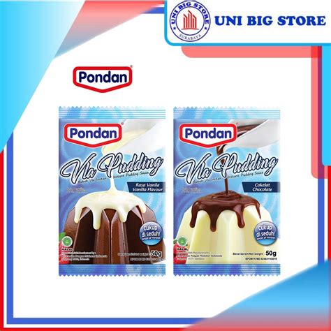 Jual Pondan Vla Pudding Puding Chocolate Coklat Vanilla Gr