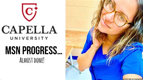 Capella University MSN Progressalmost Done YouTube