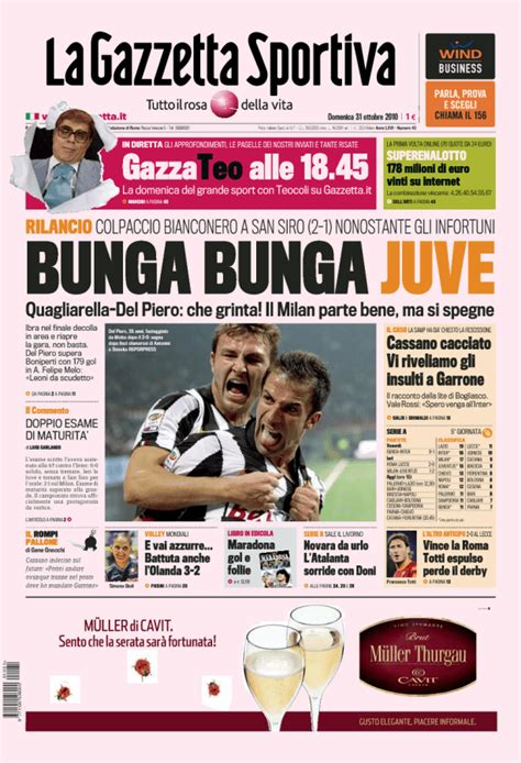 Prima Pagina Gazzetta Dello Sport