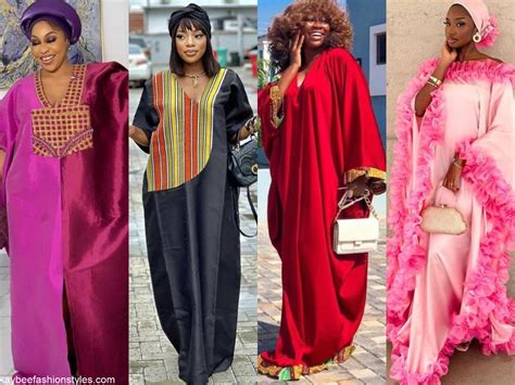 Latest Bubu Gown Styles With Materials In Kaybee Fashion Styles