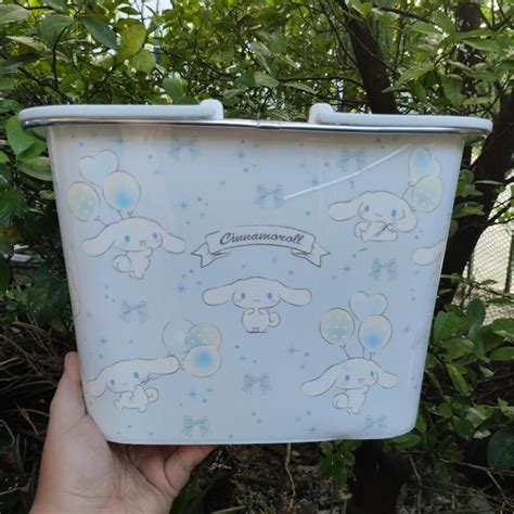 SANRIO Cinnamoroll Plastic Storage Basket Furniture Home Living