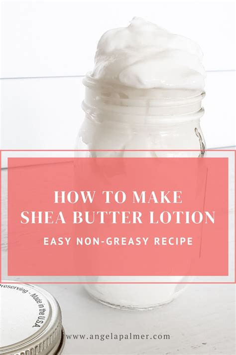 How To Make Shea Butter Lotion Easy Recipe
