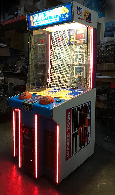 Led Hoop It Up Basketball Arcade Game Arcade Party Rental Interactive