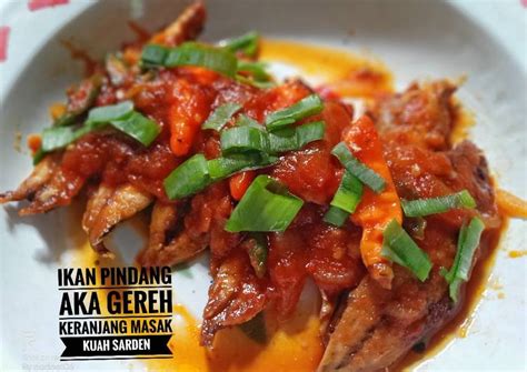 Langkah Mengolah Ikan Pindang Aka Gereh Keranjang Masak Kuah Sarden