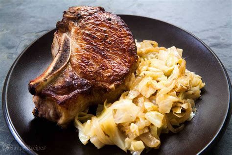 Pork Chops With Braised Cabbage Recipe