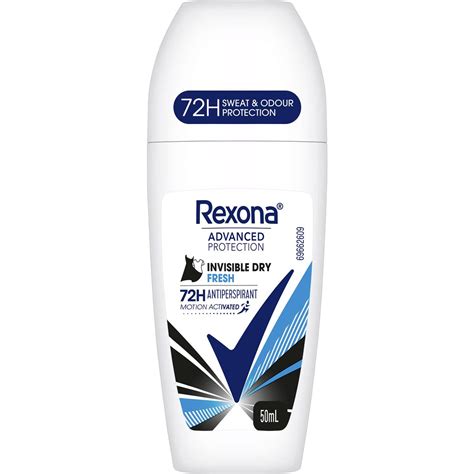 Rexona Roll On Deodorant Invisible Dry Fresh Ml Woolworths