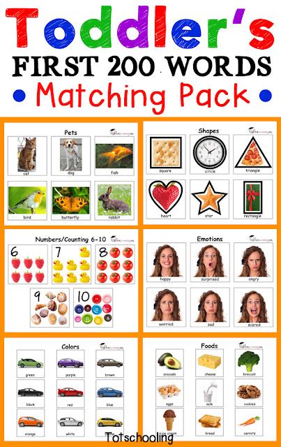 Brown Bear Color Matching Printable For Toddlers Totschooling