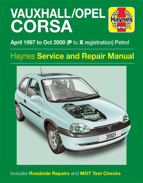 Opel CORSA 1997 2000 Haynes Repair Manuals Guides