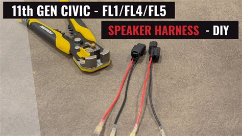 Plug And Play Speaker Harness Diy Th Gen Civic Youtube