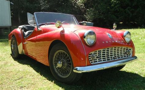 1959 Triumph TR3 Front Passenger Barn Finds