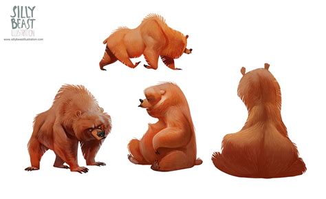 Bear Concepts On Behance Character Illustration Character Design