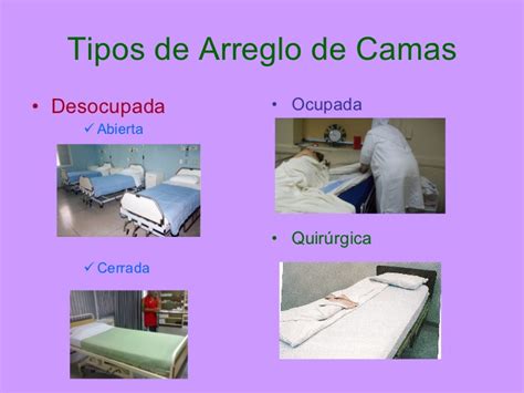 Enfermeria Tipos De Arreglos De Cama Para El Paciente