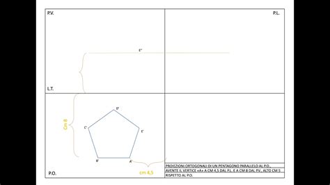 02 Proiezioni Ortogonali Di Un Pentagono YouTube