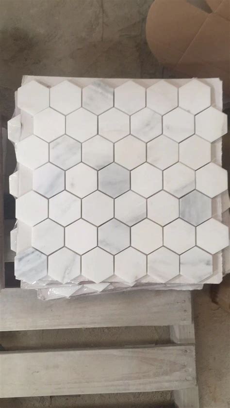 Stone Mosaic Decoration Stones White Marble Mosaic