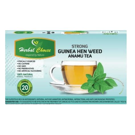 STRONG GUINEA HEN WEED ANAMU TEA - Herbal Choice Tea