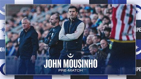 John Mousinho Pre Match Pompey V Oxford Youtube