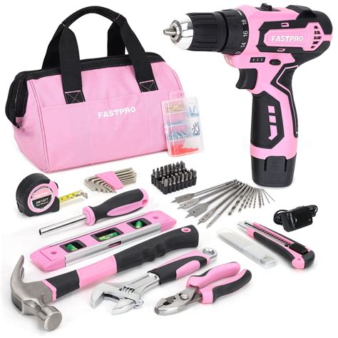 Pink Tool Set With Drill Sale