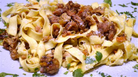 PAPPARDELLE AL RAGU BIANCO DI AGNELLO Ricettario Info Facile E Veloce