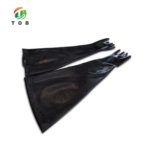 High Performance Butyl Rubber Gloves For Glove Box China Butyl Gloves