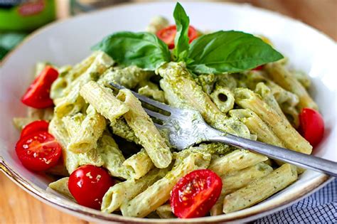 Esitell Imagen Creamy Pesto Pasta Recipe Abzlocal Fi