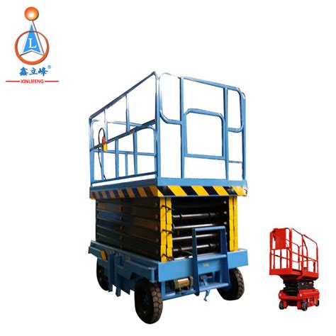 Electric Movable Scissors Construction Lift Hydraulic Mobile Electric