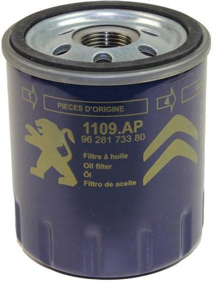 Filtr oleju Peugeot Oe Filtr Oleju Citroen 1109 Ap - Opinie i ceny na ...