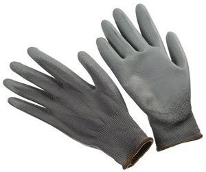 Grey Nitrile Foam Dipped Palm Coated Nylon Knit Liner Seattle Glove