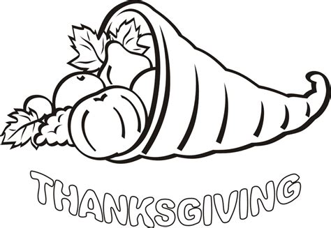 Happy Thanksgiving Coloring Pages For Kids