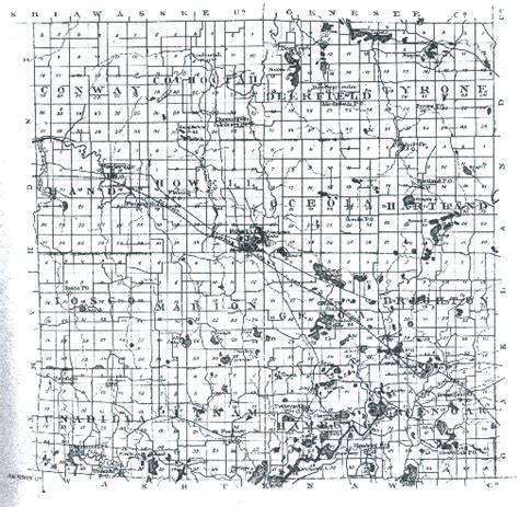 Michigan Townships By County