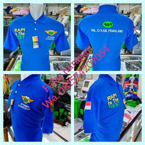 Jual Kaos Polo Rapi Biru Benhur Di Lapak Fajar Harapan Bukalapak