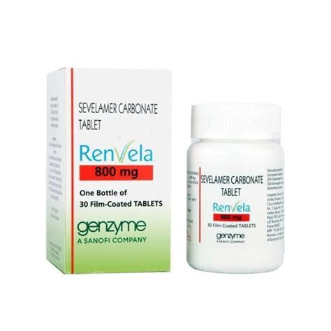 Renvela 800 mg Tablets at ₹ 1400/bottle | Anti Cancer Tablets in Pune ...