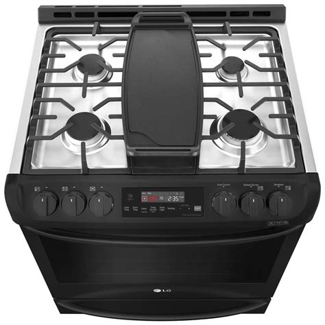 Lg Lsg4515bm 63 Cu Ft Smart Wi Fi Enabled Gas Single Oven Slide In Range Wprobake Convection