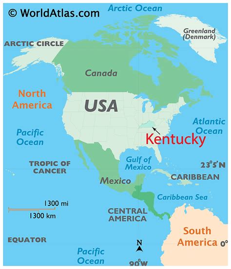 Mapas de Kentucky - Atlas del Mundo