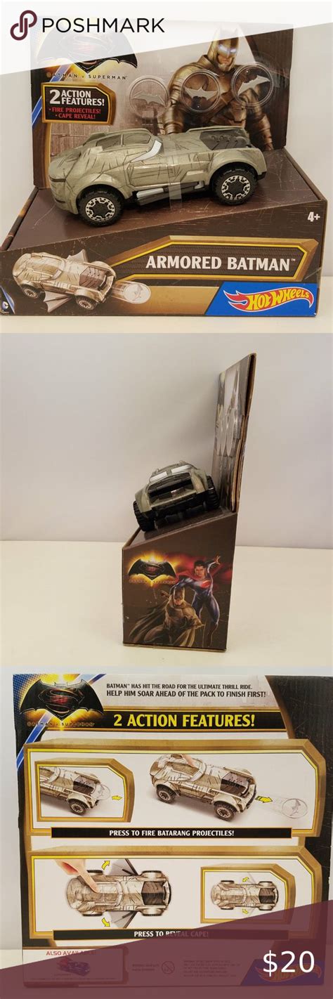 Hot Wheels Dc Universe Batman V Superman Armored Batman Vehicle Batman V Superman Dc Universe