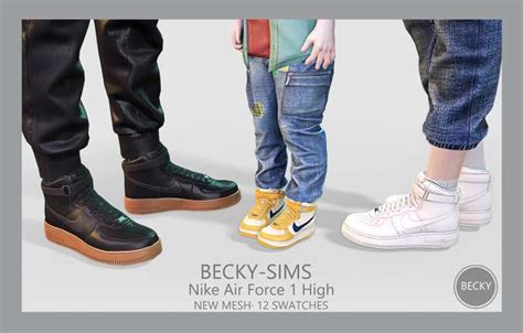 BECKYSIMS Nike Air Force 1 High By Daisysims From Patreon Kemono