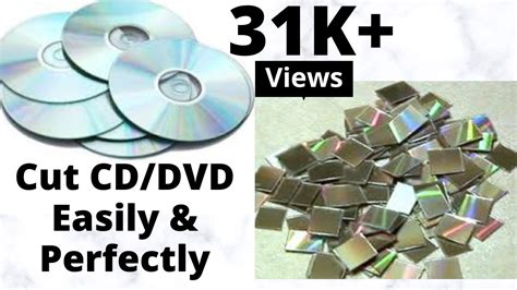 How To Cut Cd Dvd Perfectly Easily Maahi Crafts Youtube