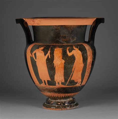 Attic Red Figure Column Krater Getty Museum