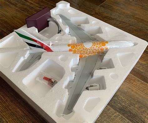 GEMINI JETS 1 200 Scale EMIRATES AIRBUS A380 ORANGE EXPO 2020 G2UAE758