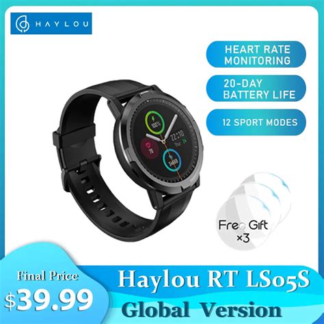 2021Youpin Haylou RT LS05S Smartwatch Global Newest Version Heart Rate