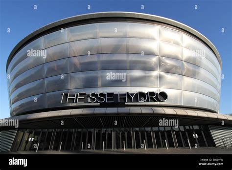 Exterior of the SSE Hydro Glasgow Scotland December 2014 Stock Photo ...