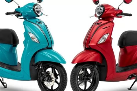 Mirip Banget Vespa Matic Yamaha Rilis Motor Matic Baru Saingi Suzuki