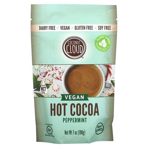 Coconut Cloud Vegan Hot Cocoa Peppermint 7 Oz 198 G