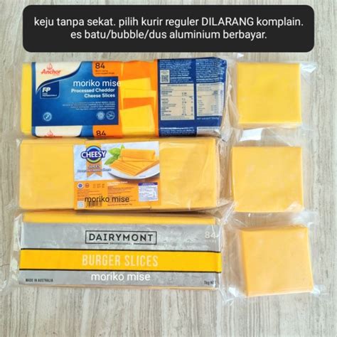 Jual Lembar Kg Original Pack Anchor Red Cheddar Slice Cheesy