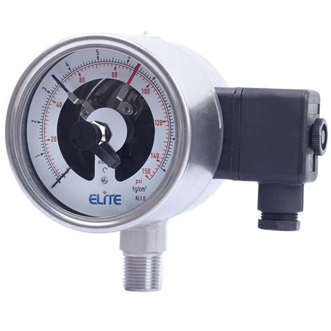 All Ss Electric Contact Pressure Gauges Elite Instruments