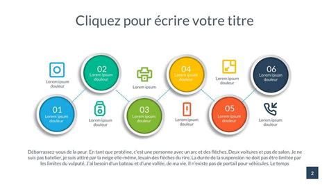 Modèle Présentation Diagramme Montrant Comment Rédiger Une Présentation